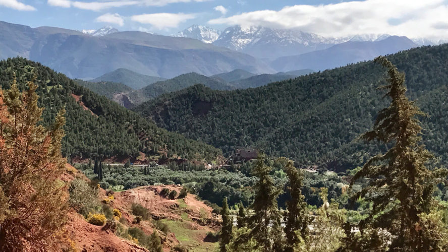 She (Morocco) includes within her borders mountains as stately as the Rockies, valleys profound and lovely; cities which glow in fierce sunlight within a day’s march of snow-covered summits.  “National Geographic 1932”