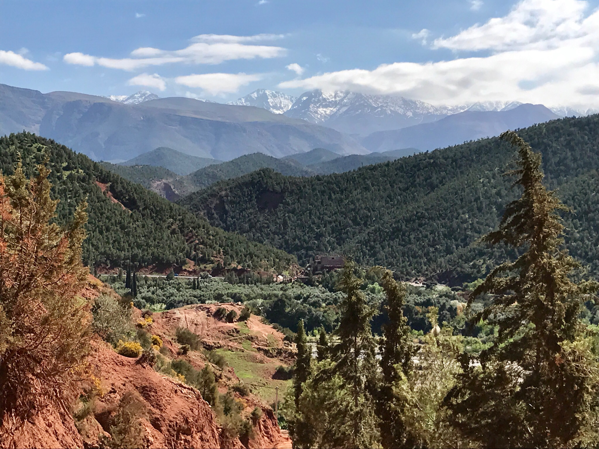 She (Morocco) includes within her borders mountains as stately as the Rockies, valleys profound and lovely; cities which glow in fierce sunlight within a day’s march of snow-covered summits.  “National Geographic 1932”